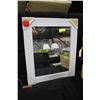 Image 1 : SHOWHOME WHITE FRAMED MIRROR