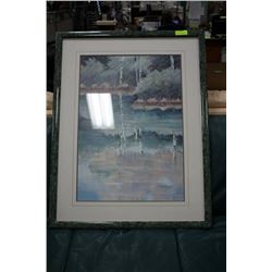 LARGE WATER REFLECTION PICTURE