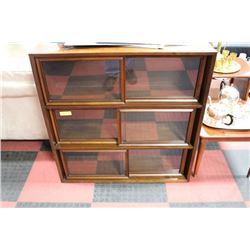 WOOD SLIDING DOOR CABINET