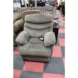 SAGE FABRIC ELECTRIC RECLINING CHAIR