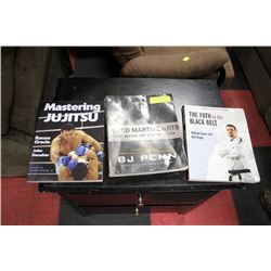 3 MARTIAL ART BOOKS