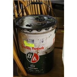 BA VINTAGE OIL 5 GALLON  CAN