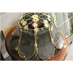 2 GLASS LAMP SHADES