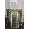 Image 1 : GLASS DOOR SLAB 22"W x 36"L & FROSTED GLASS WINDOW