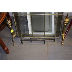 VINTAGE DECORATIVE FIREPLACE STANDS
