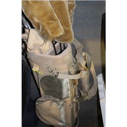 (VERDICT)GOLF SET WITH TAN BAG