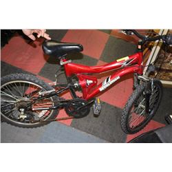 REVOLUTION KIDS 6SPD FULL SUSP MTN BIKE