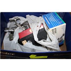 BOX OF ASSORTED REELS & PARTS