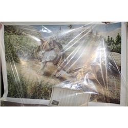 3 NUMBERED GAIL ADAMS PRINTS