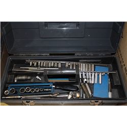 BLUE TOOLBOX WITH CONTENTS