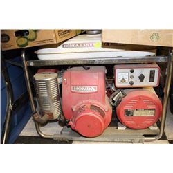 HONDA 2500 GENERATOR - CONDITION UNKNOWN