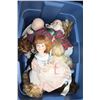 Image 1 : BOX OF ASSORTED PORCELAIN DOLLS