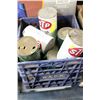 Image 1 : CRATE OF ESSO AND STP VINTAGE MOTOR OIL TINS