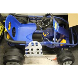 CHILDS ELECTRIC HOT WHEELS CAR WITH DC ADAPTER