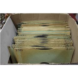 BOX OF 78 SPEED RECORDS IN EXC. CONDITION