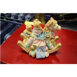 ROCKING HORSE MUSIC BOX ORNAMENT