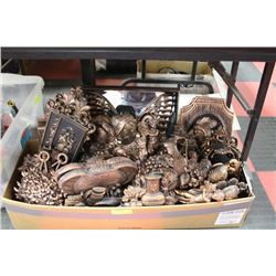 LOT OF 58 PIECES OF COPPERTONE PLASTIC WALL