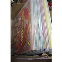 BOX OF ELVIS RECORDS