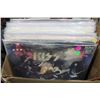 Image 1 : BOX OF RECORDS INCLUDES KISS, PAUL SIMON, TRIBUTE