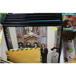 BOX OF ASSORTED ROCK PICTURES