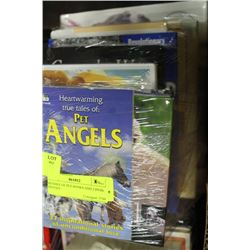 BUNDLE OF PET BOOKS AND 2 DVDs MOVIES