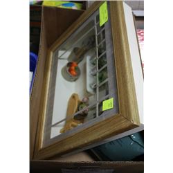 INOVATION GARDEN FRAMED GLASS PICTURE