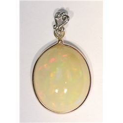 14K GOLD OPAL PENDANT. COMES WITH APPRAISAL