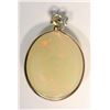 Image 3 : 14K GOLD OPAL PENDANT. COMES WITH APPRAISAL