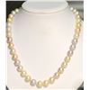 Image 1 : 14K WHITE GOLD CLASP FRESHWATER PEARL NECKLACE