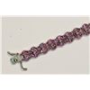 Image 2 : STERLING SILVER RUBY(3.85CT) BRACELET