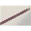 Image 3 : STERLING SILVER RUBY(3.85CT) BRACELET