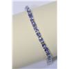 Image 1 : STERLING SILVER TANZANITE(9.81CT) BRACELET