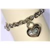 Image 1 : STERLING SILVER DIAMOND(0.3CT) BRACELET