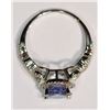 Image 4 : 14K WHITE GOLD TANZANITE(1.71CT) & 99 SIDE
