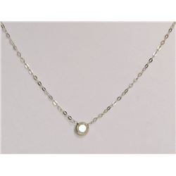 10K WHITE GOLD DIAMOND(0.5CT) NECKLACE