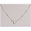 Image 1 : 10K WHITE GOLD DIAMOND(0.5CT) NECKLACE