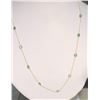 Image 1 : 10K GOLD EMERALD(2.4CT) NECKLACE