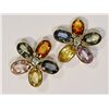 Image 1 : 14K GOLD MULTI-COLOURED SAPPHIRE(5.7CT) & DIAMOND