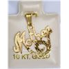 Image 1 : 10K GOLD "MOTHER" PENDANT