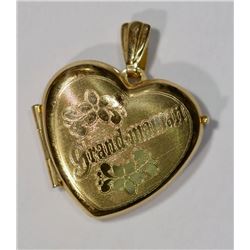 10K GOLD "GRANDMAMAN" PENDANT