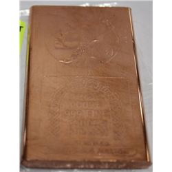 HALF POUND .999 COPPER BULLION
