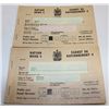 Image 1 : FOOD RATION BOOK WITH STAMP X 2