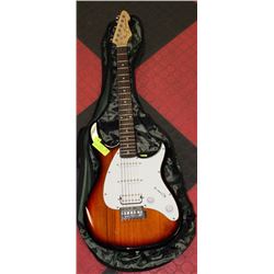 PEAVY GUITAR RAPTOR-PLUS SUNBURST WITH BAG CASE