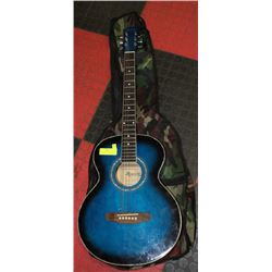 MADERA GUITAR BLUE WITH BAG CASE