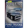Image 1 : FORD F-100 VINTAGE METAL SIGN