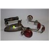 Image 1 : VINTAGE HOTPOINT SAD IRON & TWO VINTAGE HAND DRILL