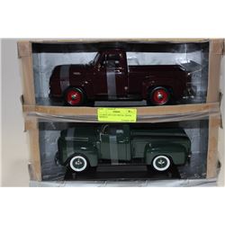 2 LARGE DIE CAST METAL TRUCK MODELS