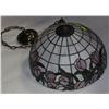 Image 1 : TIFFANY STYLE HANGING LAMP SHADE