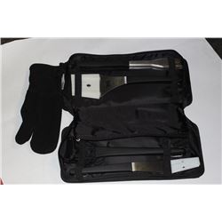 PAMPERED CHEF BBQ SET IN CARRY BAG