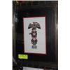 Image 1 : FRAMED RICHARD SHORTY PRINT "TOTEM"